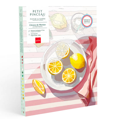 La Petite Épicerie - Number Painting Kit- Lemons from Menton by La Petite Épicerie
