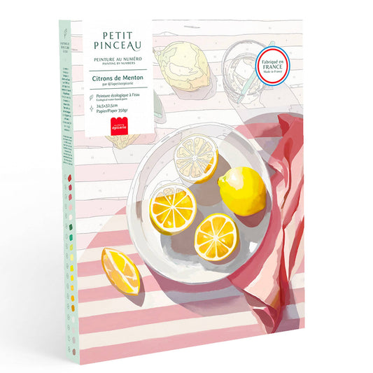 La Petite Épicerie - Number Painting Kit- Lemons from Menton by La Petite Épicerie