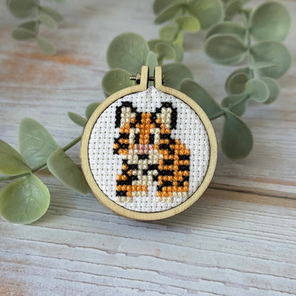 Mini Matchbox Kits - You're Grrreat! Mini Matchbox Cross Stitch Kit