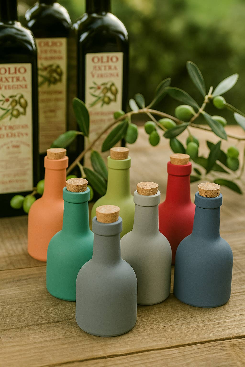 VdE Tivoli 1996 - UNIQUE COLORS OIL BOTTLE 400ML MATT W/CORK 6ASS