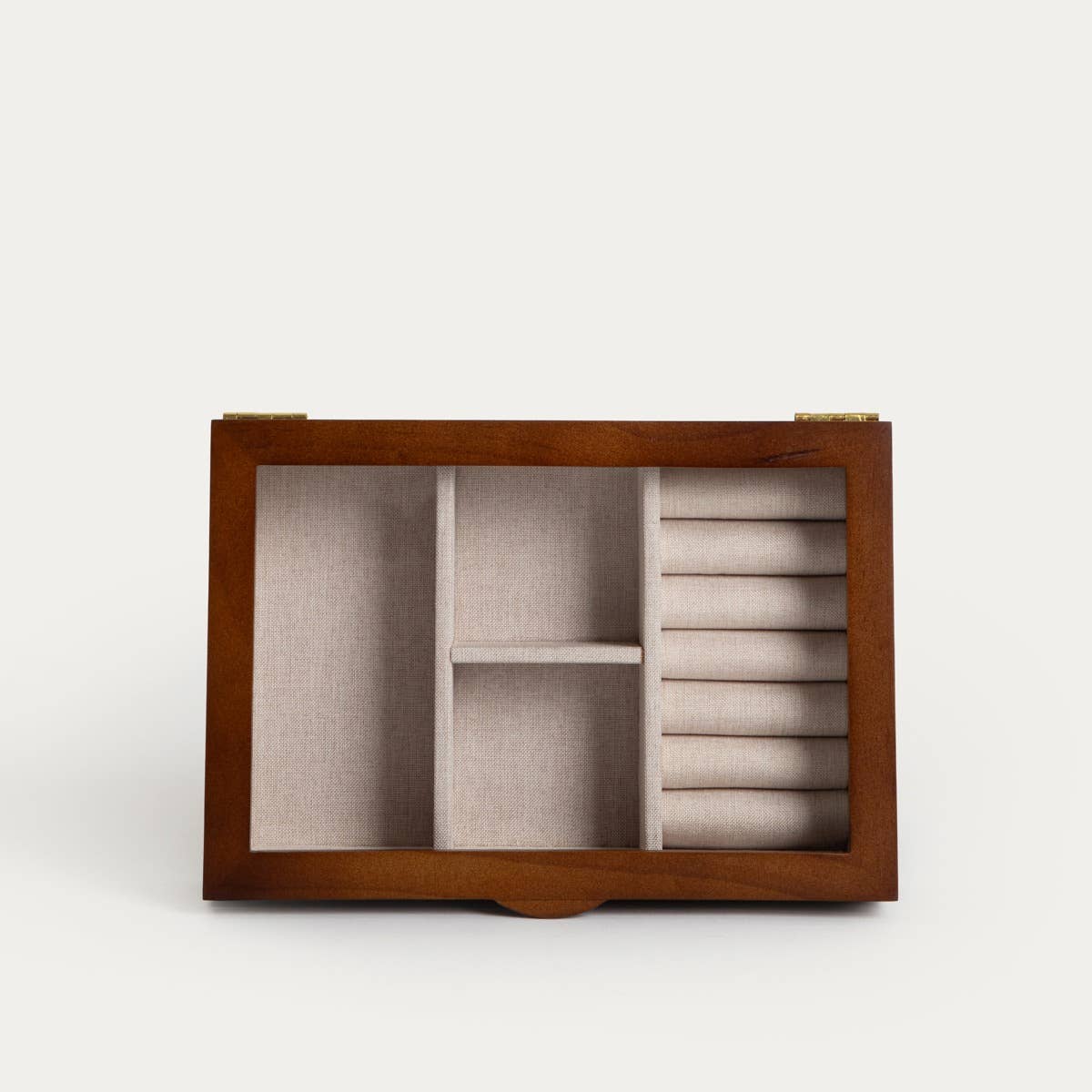 Jewellery box | LIORE | with pine wood 24x16.5x6 cm