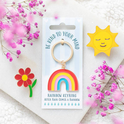 Something Different - Be Kind to Your Mind Rainbow Keyring