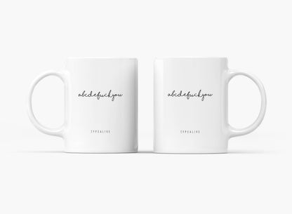 typealive - Ceramic mug/Abcdefuckyou