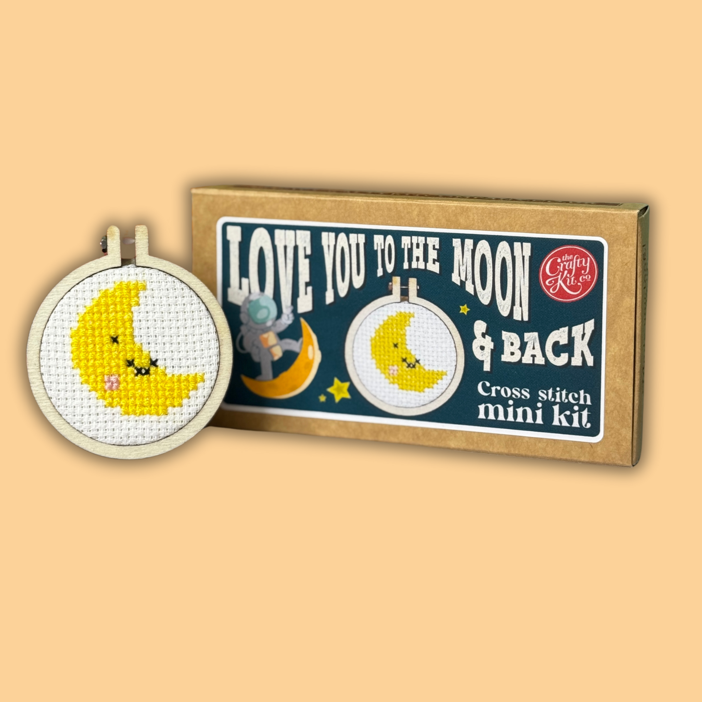 Mini Matchbox Kits - Love You to The Moon & Back Mini Matchbox Cross Stitch Kit