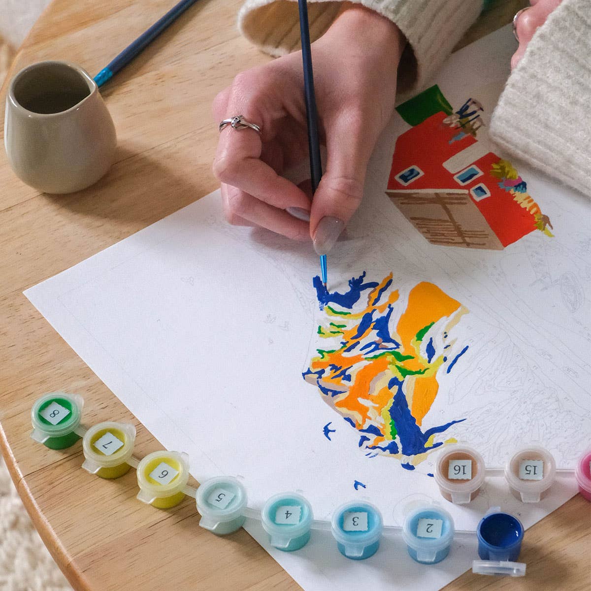 La Petite Épicerie - Paint by Numbers Kit - Hiking in Norway Nolwenn Studio