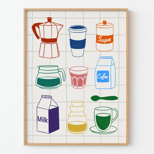 El buen limón -  "Coffee" Art Print