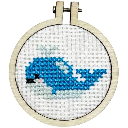Mini Matchbox Kits - Have a Whale of a Time! Mini Matchbox Cross Stitch Kit