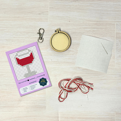 Mini Matchbox Kits - Partners in Wine! Mini Matchbox Cross Stitch Kit
