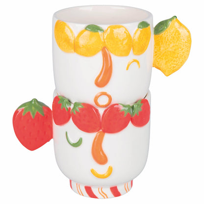 VdE Tivoli 1996 - FRUIT LIFE MUG 2 ASSORTED / FACE DESIGN