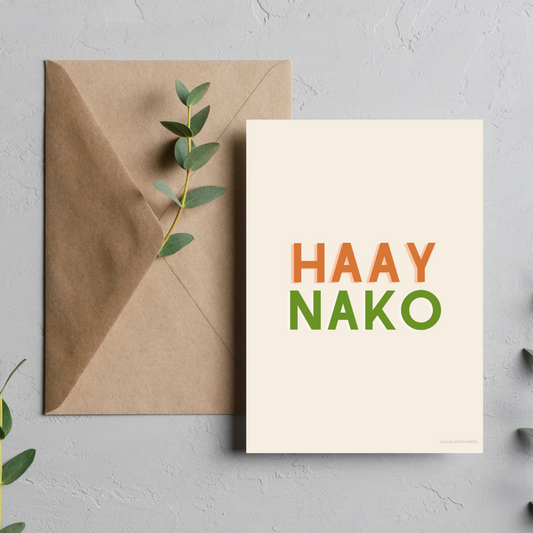 Card- Haay Nako