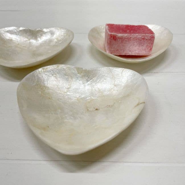 Schaaltje Schelp Capiz XS Wit