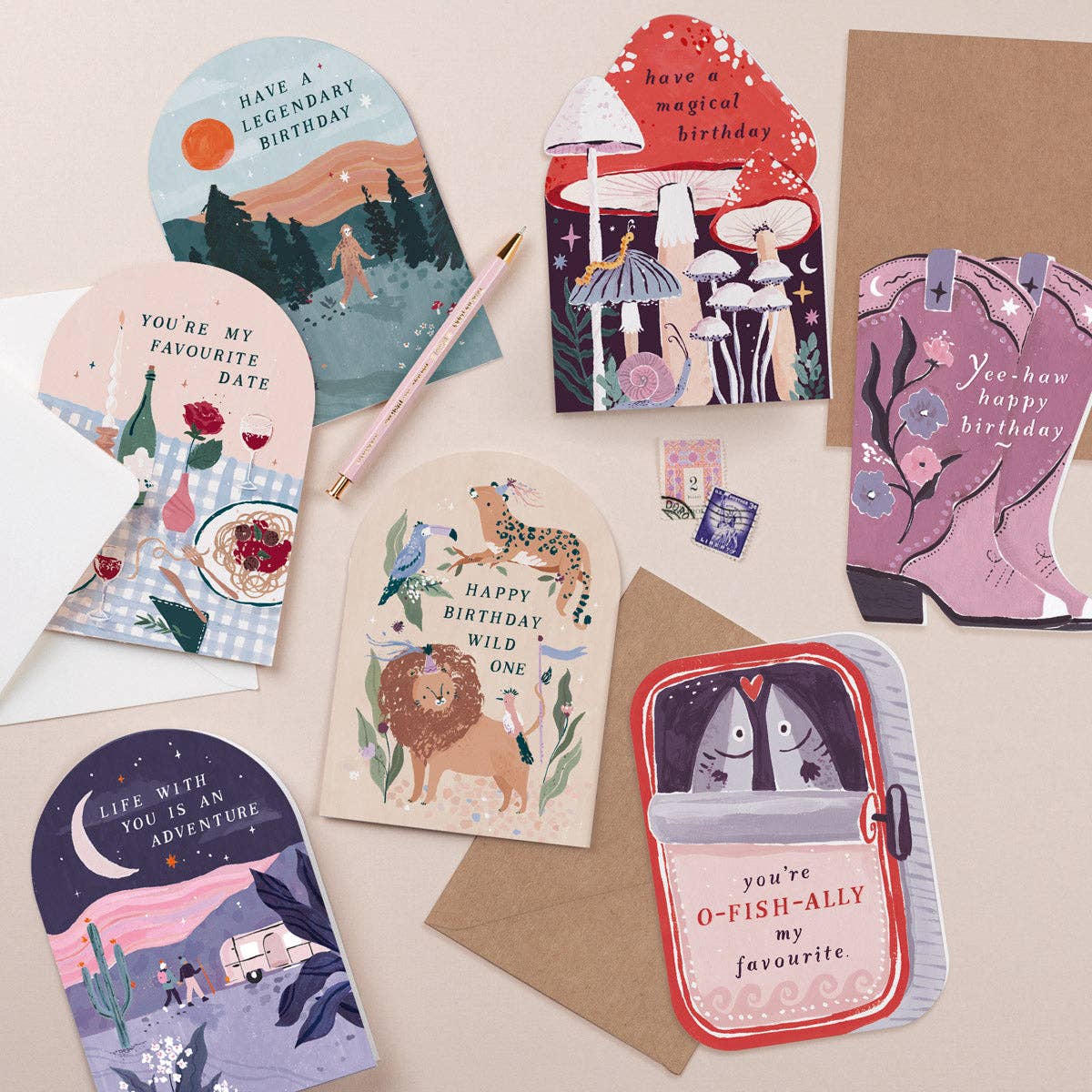 Sister Paper Co. - Sardines You're My Favourite Card | Valentines Cards