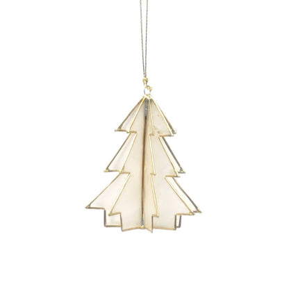Kinta - Trim Cap Tree Paco Offwhite w/ gold 7 cm
