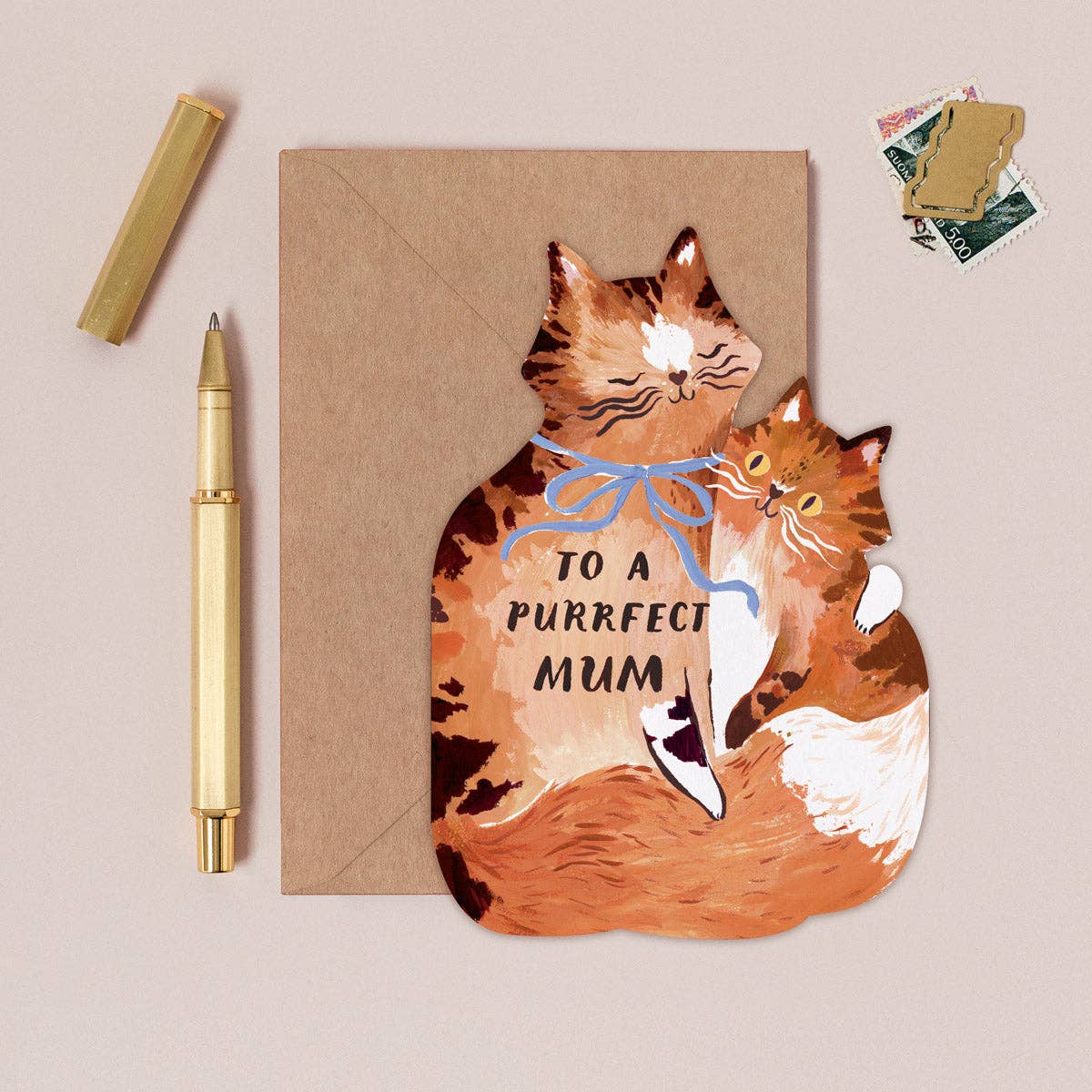 Sister Paper Co.  - Purrfect Mum Cat Card | Cat Lover Mother's Day Cards