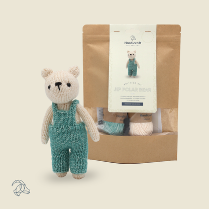 Hardicraft - DIY Knitting Kit - Jip Polar Bear
