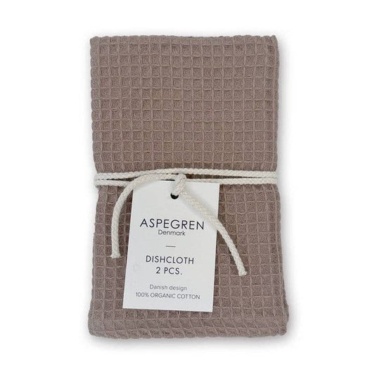 Aspegren Denmark - Dishcloths - Organic Cotton - Set of 2 - North - Nougat