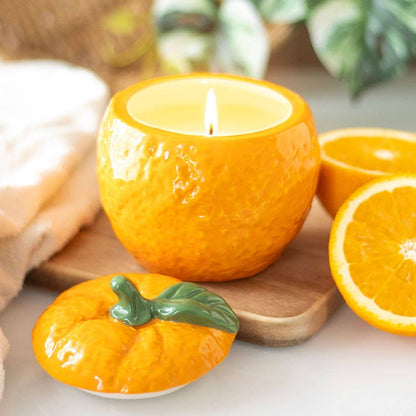 Something Different - Orange Shaped Candle Jar