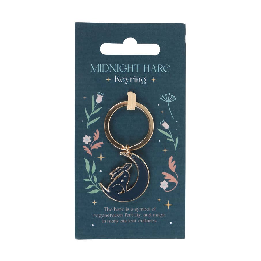 Something Different - Mystical Midnight Hare Keyring