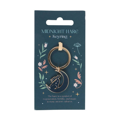 Something Different - Mystical Midnight Hare Keyring