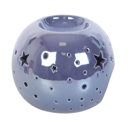 Something Different - Purple Iridescent Star Oil Burner and Wax Warmer