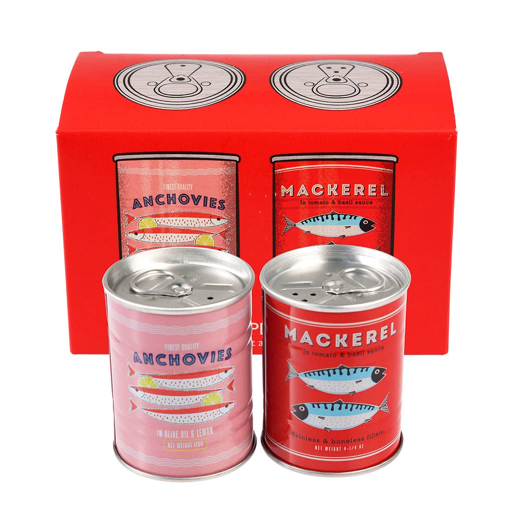 Rex Europe - Tin salt and pepper shakers - Fish