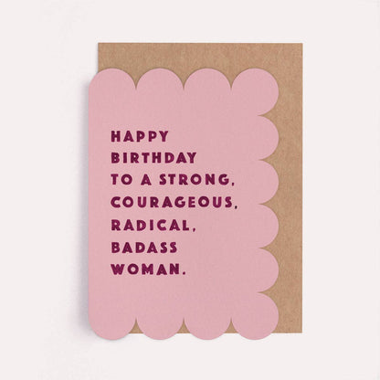 Sister Paper Co. - Radical Badass Birthday Card | Feminist Birthday Cards