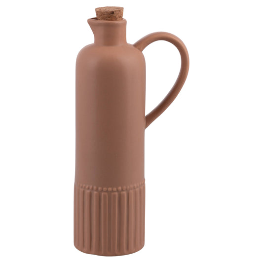 VdE Tivoli 1996 - 4 EARTH TONE OIL BOTTLES / CORK STOPPER