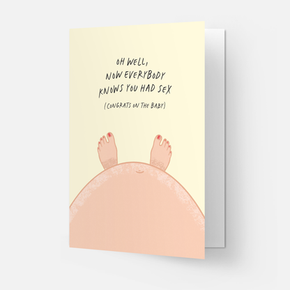 Kaart Blanche - Know you had sex - trending greeting card