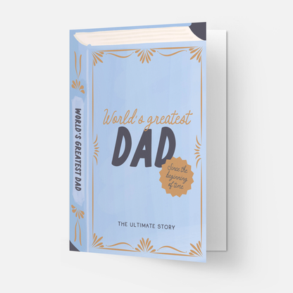 Kaart Blanche - Dad book - greeting card