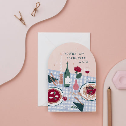 Sister Paper Co. - Favourite Date Card | Love Card | Anniversary Cards