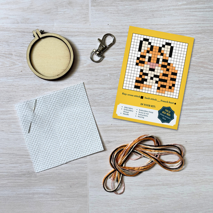 Mini Matchbox Kits - You're Grrreat! Mini Matchbox Cross Stitch Kit