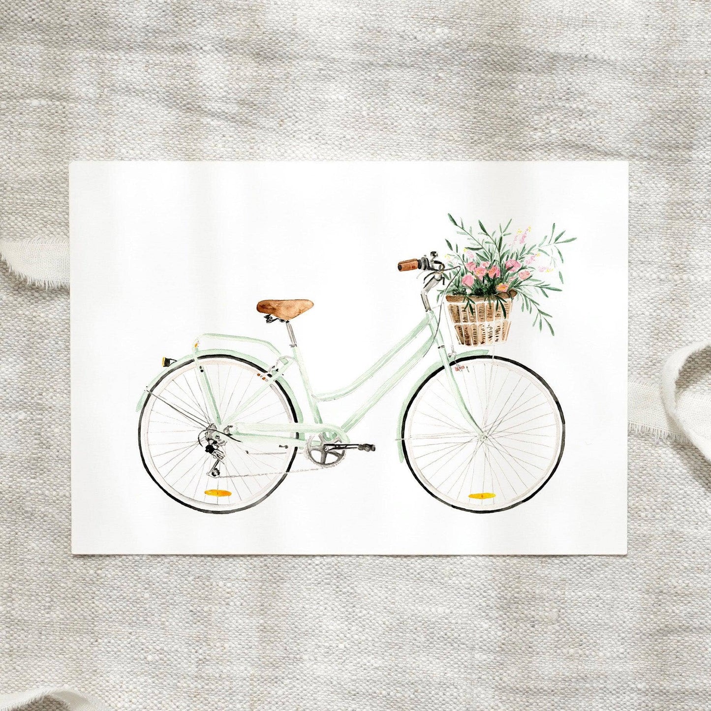 Leo La Douce- Postcard - Bicycle Love