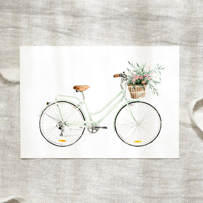 Leo La Douce- Postcard - Bicycle Love