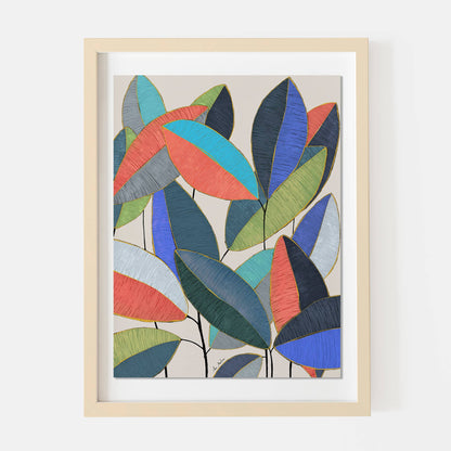 El buen limón - Ficus Leaves Art Print