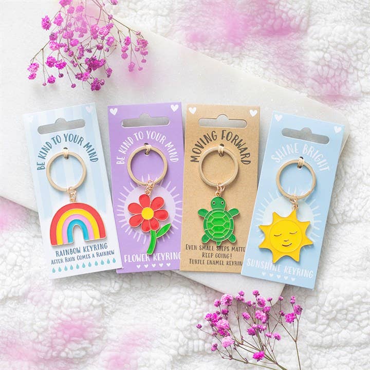 Something Different - Be Kind to Your Mind Rainbow Keyring