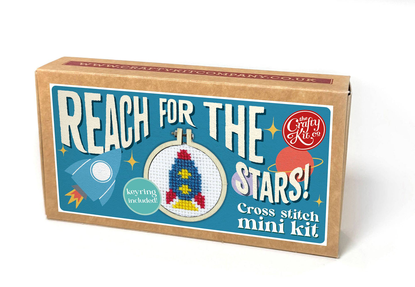 Mini Matchbox Kits - Reach for the Stars! Mini Matchbox Cross Stitch Kit