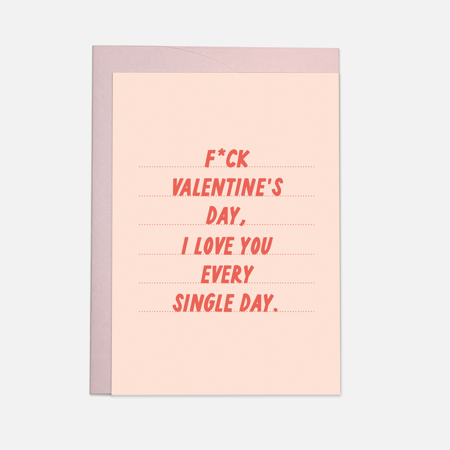 Kaart Blanche - F*ck V-day Valentines day greeting card