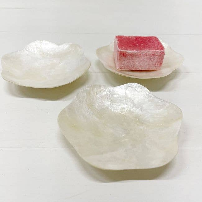 Schaaltje Schelp Capiz XS Wit