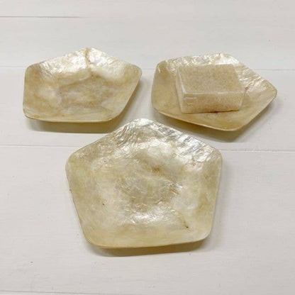 Schaaltje Schelp Capiz XS Goud