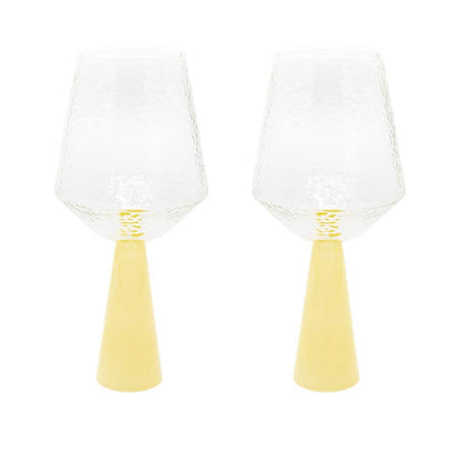 Brût Home and Glassware - Wine Glass Claude | Set of 2 | Wine glass set | topaz