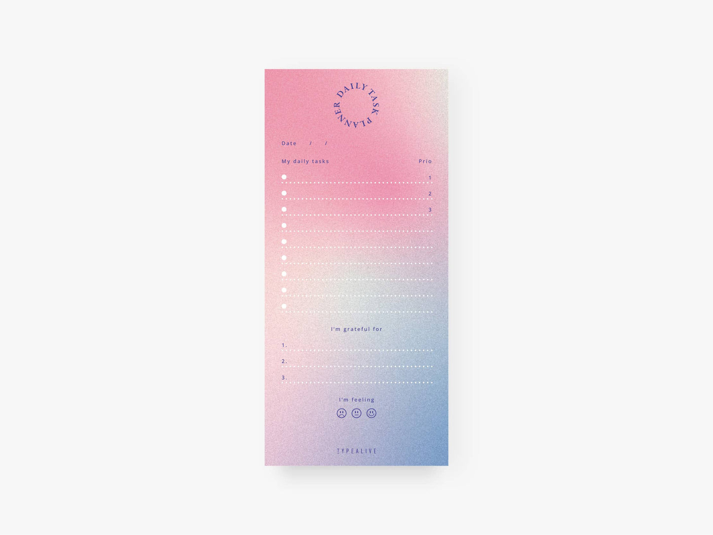 typealive - “slim” notepad/Daily Tasks