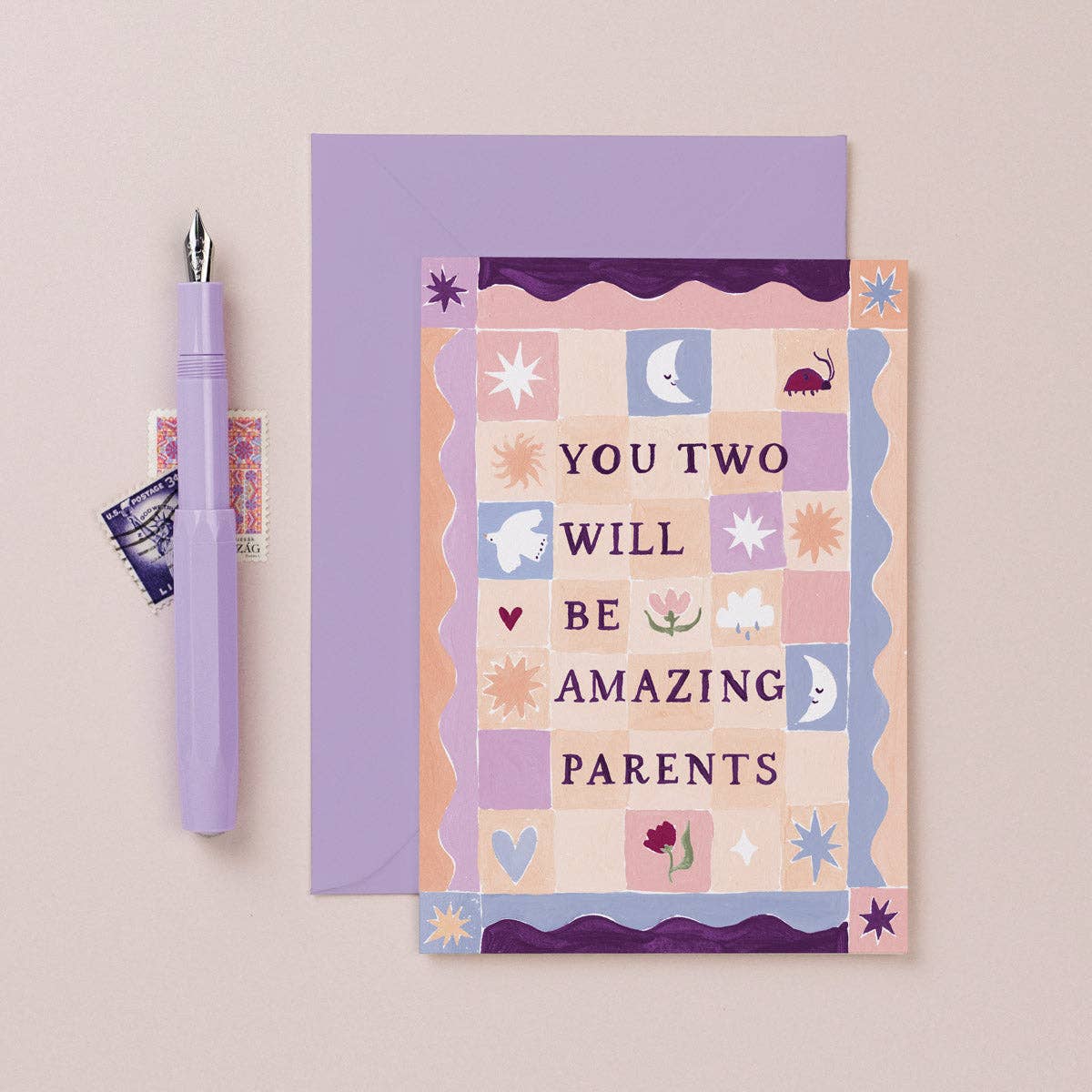 Sister Paper Co. - You'll Be Amazing Parents Card | New Parents Baby Cards