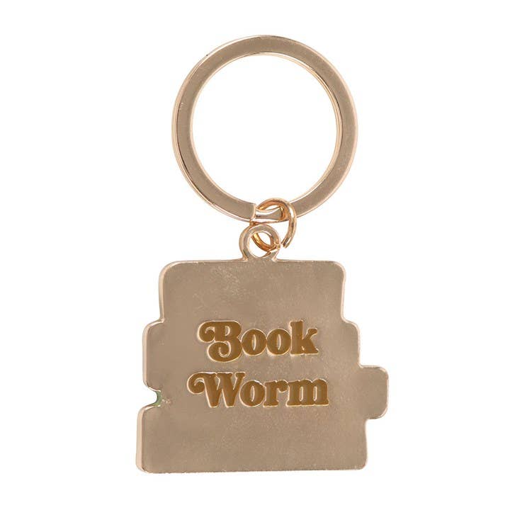 Something Different - Book Worm Keyring