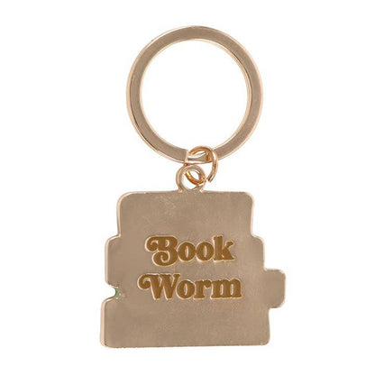 Something Different - Book Worm Keyring