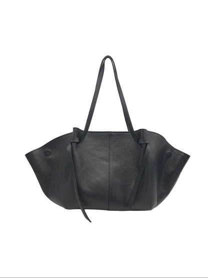 Suie Valentini srl - Genuine Leather Shopping Bag, Made in Italy, art. 112615New