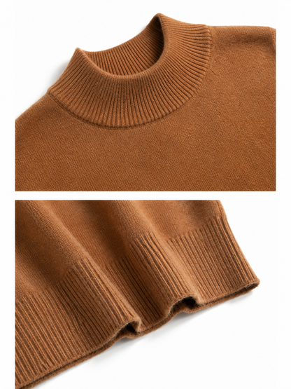 URBAN REVERSE ITALY - Knit Set with Top and Wide Pants | Winter Style