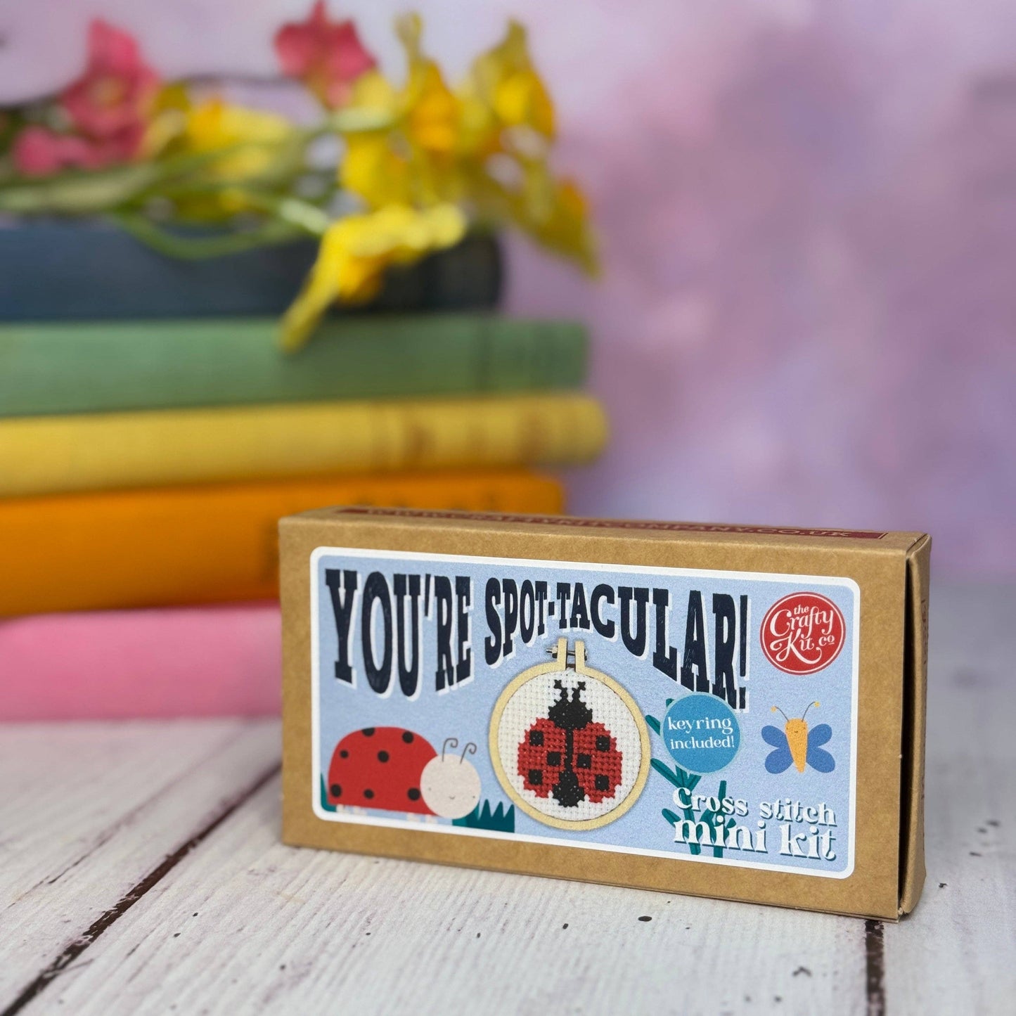 Mini Matchbox Kits - You're Spot-Tacular! Mini Matchbox Cross Stitch Kit