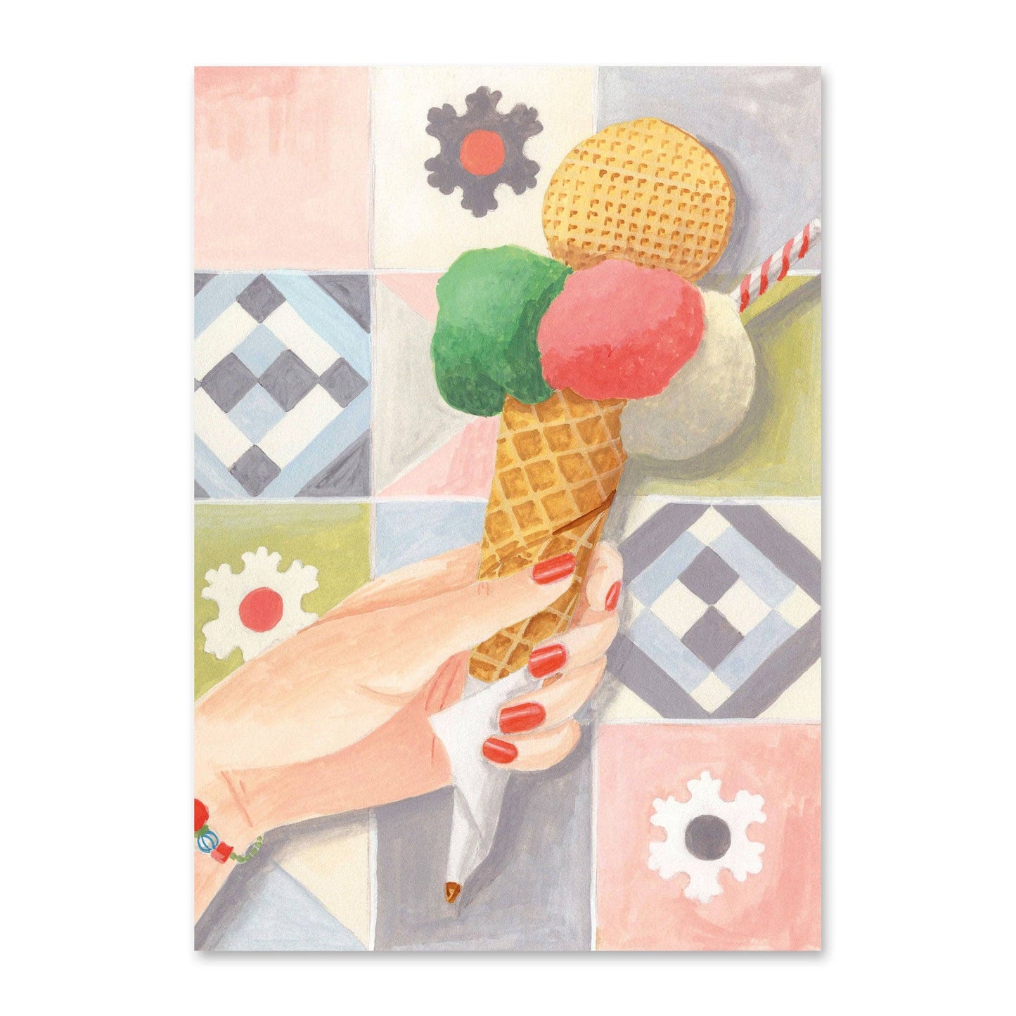 MÉLANIE VOITURIEZ - Gelato Postcard