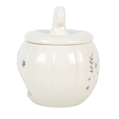 Something Different - Cream Folk Pumpkin Oil Burner and Wax Warmer