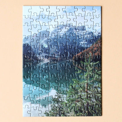 Piecely Puzzles - Mini-Puzzle Lago Di Braies, 99 Pieces - Puzzlery